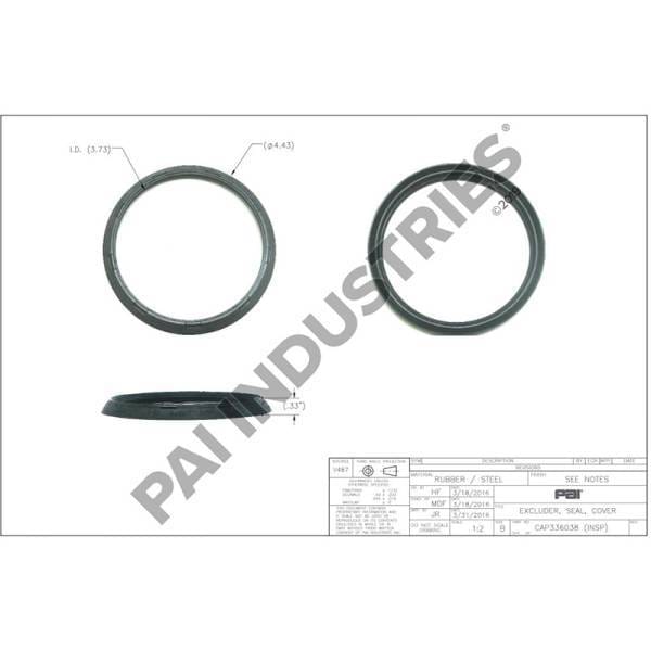 Caterpillar Front Cover Exciter Seal, 1441275