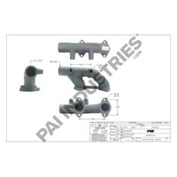 Cummins Exhaust Manifold, 3937478