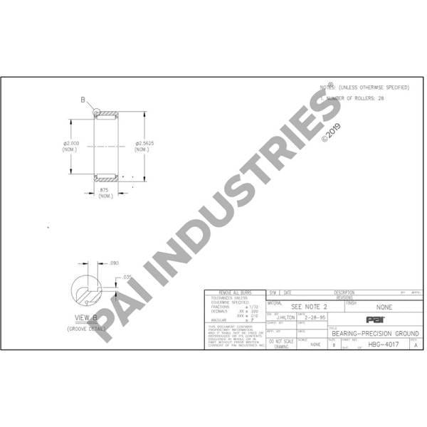 Mack Bearing, 6990-071018