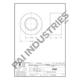 Mack Lower Shock Bolt Spacer, 35AX90