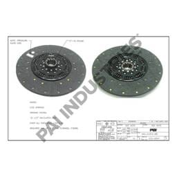 Mack Rear Rear Clutch Disc, 128446