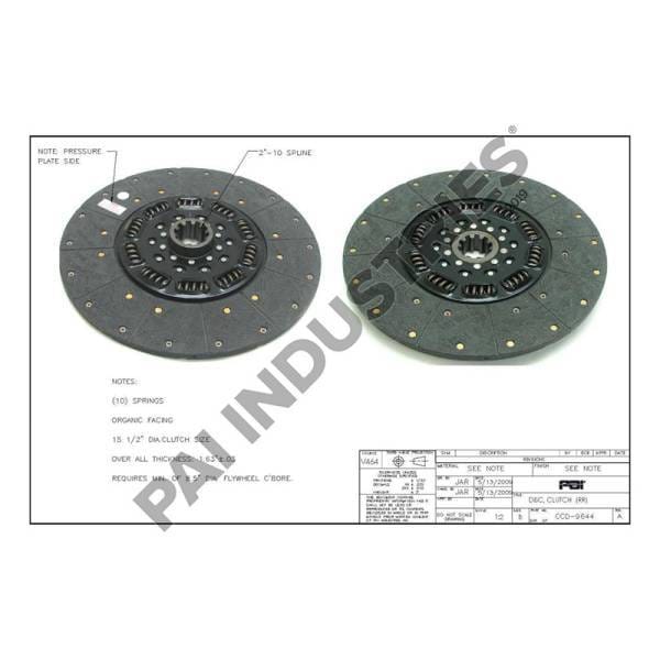 Mack Rear Rear Clutch Disc, 128446