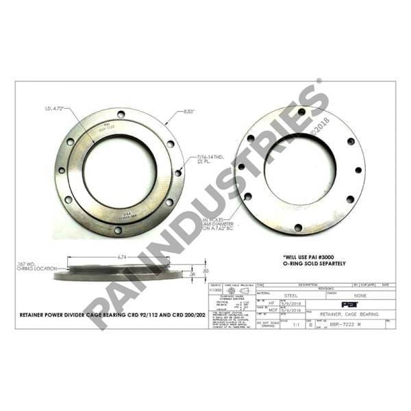 Mack Retainer, 53KH383B