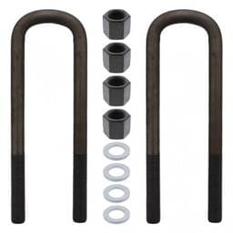 Mack Semi-Round U Bolt Kit, 7QK3148P6