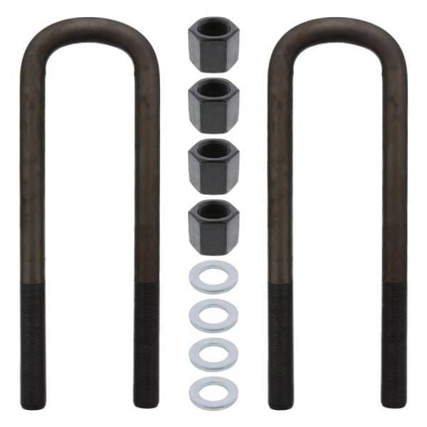 Mack Semi-Round U Bolt Kit, 7QK3148P3
