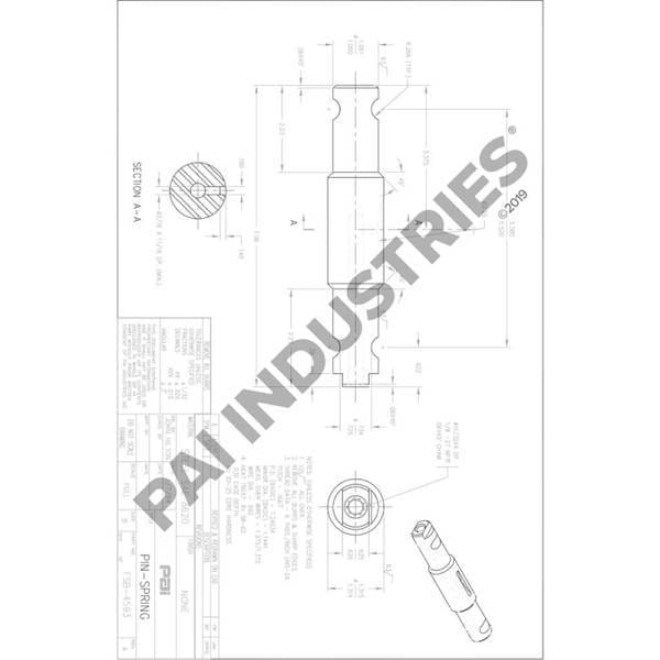Mack Spring Eye Pin, 44QK29301B