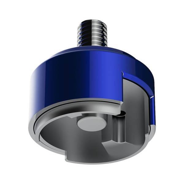 1/2"-13 Thread-On Shift Knob Mounting Adapter For Eaton Fuller Style 13/15/18 Shifter - Indigo Blue (Bulk), 70881B thumbnail 3