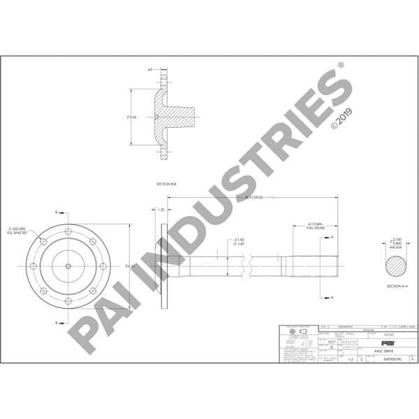 Eaton Drive Axle, 127437