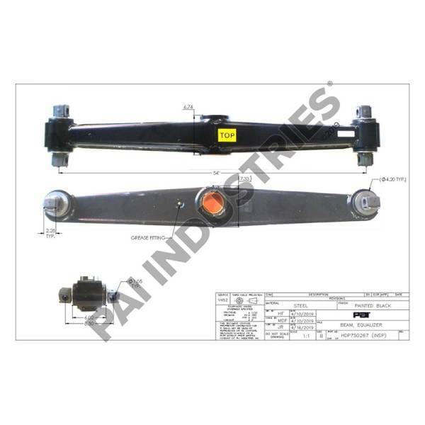 Hendrickson Equalizing Beam, 50501-017