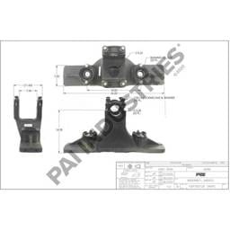 Hendrickson Saddle Assembly, 08606-164