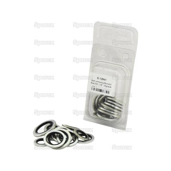 Self Centering Bonded Seal 1/2 7/8" mm, 14 Pieces, S.12941