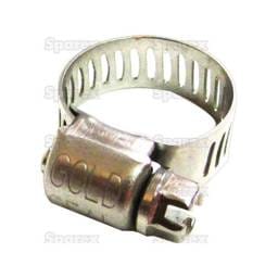 Mini Hose Clamp, Min Diameter 1/4, Max Diameter 5/8, S.119449