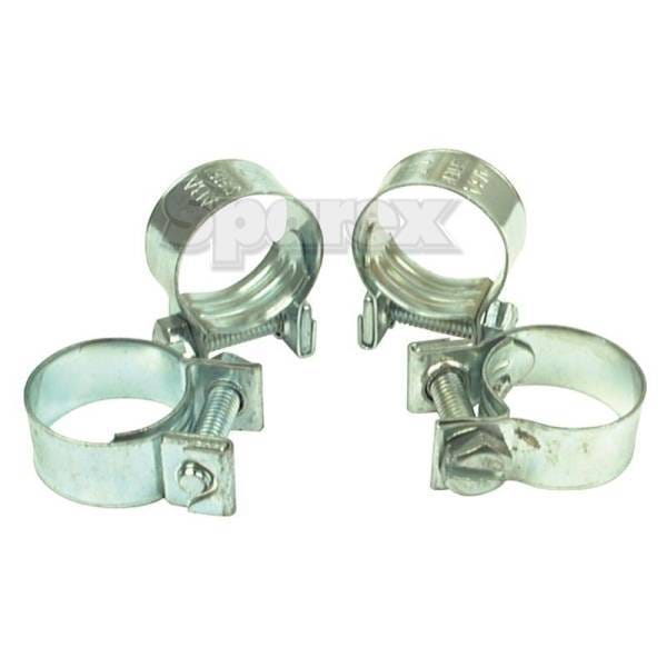 Mini Hose Clamp, Min Diameter 11/32", Max Diameter 7/16", S.11469