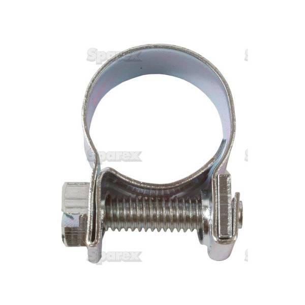 Mini Hose Clamp, Min Diameter 25/64", Max Diameter 1/2, S.11471