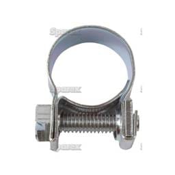 Mini Hose Clamp, Min Diameter 5/16", Max Diameter 25/64", S.11468
