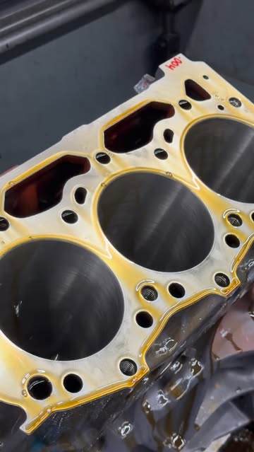 Ford 192 skid steer block getting cylinders bored